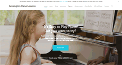 Desktop Screenshot of kensingtonpianolessons.com